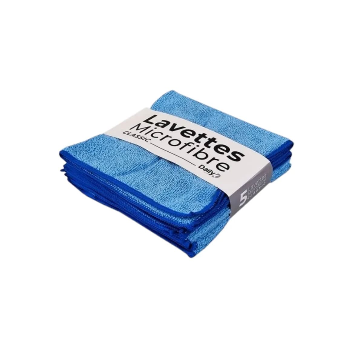 LOT DE 5 CHIFFONS MICROFIBRE