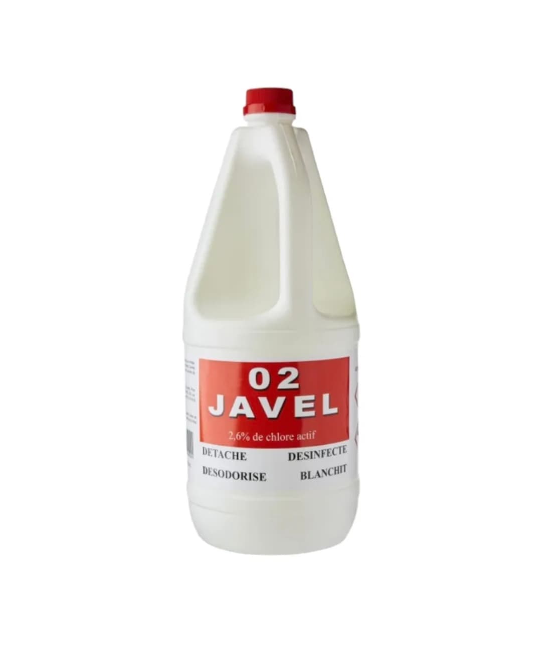 Javel liquide 2,6% - Bidon 2L