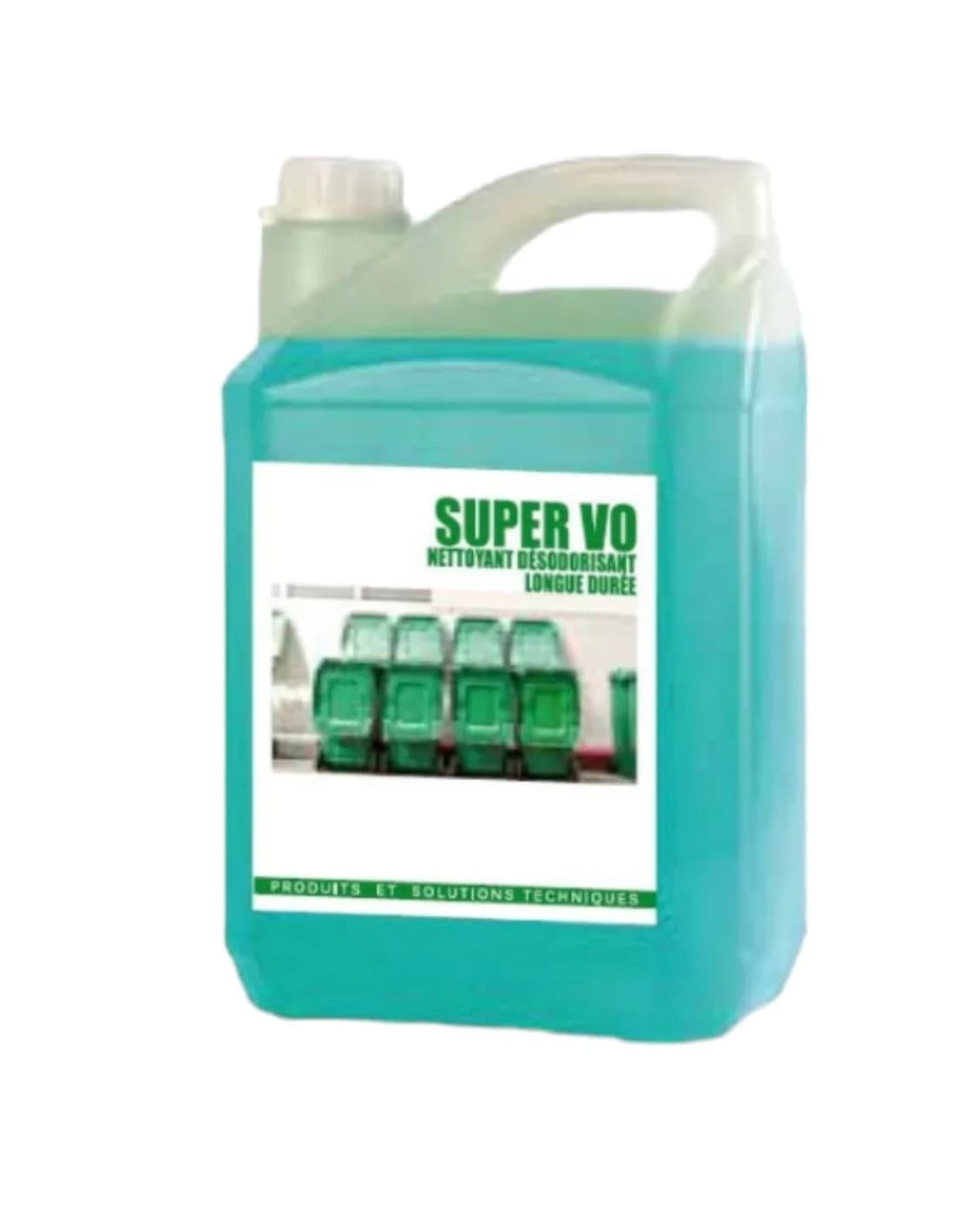 Nettoyant local poubelles, Détergent bactéricide fongicide SUPER VO - Bidon 5L