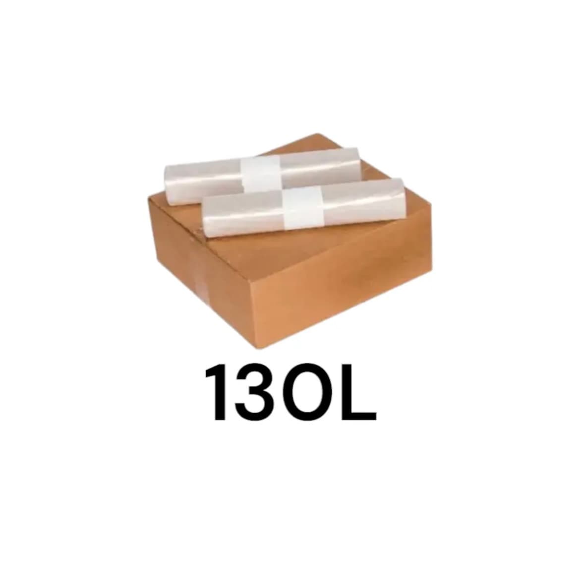 carton de 100 Sacs Poubelles 130L Transparent