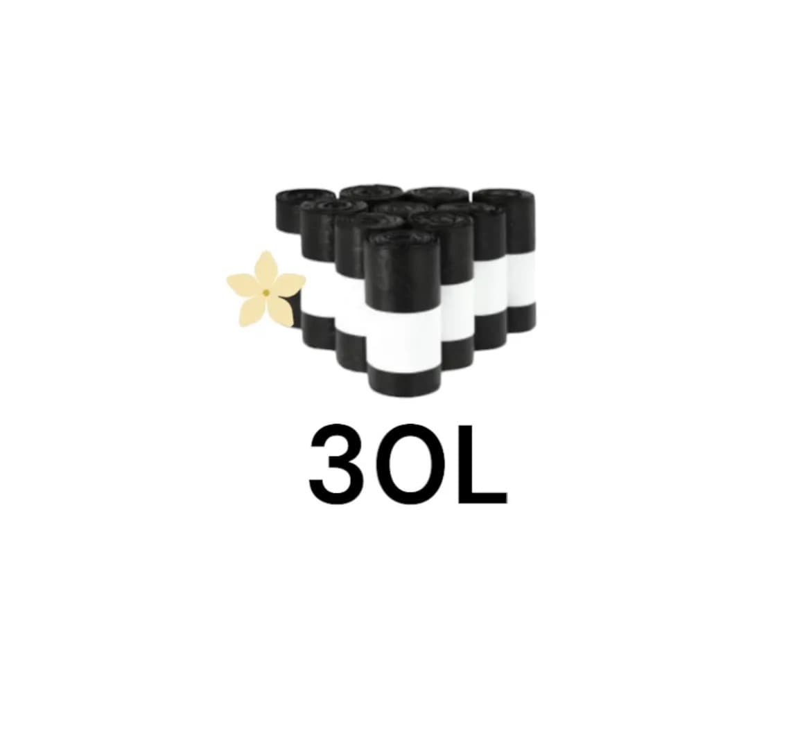 Carton de 500 sacs poubelle noir 30L renforcé