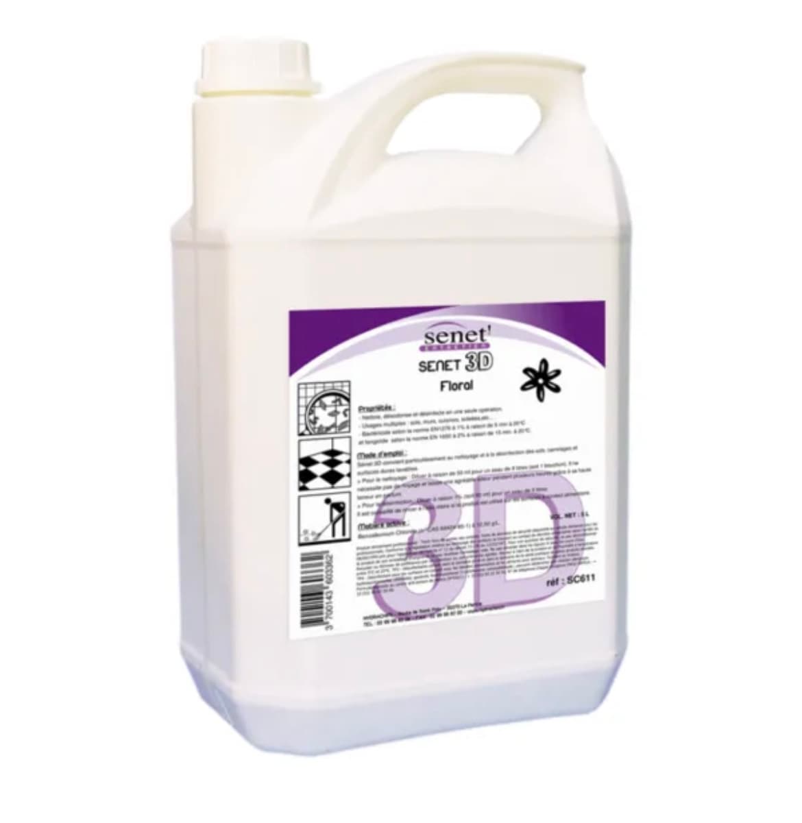 Produit sol Senet 3D Floral 5L 1