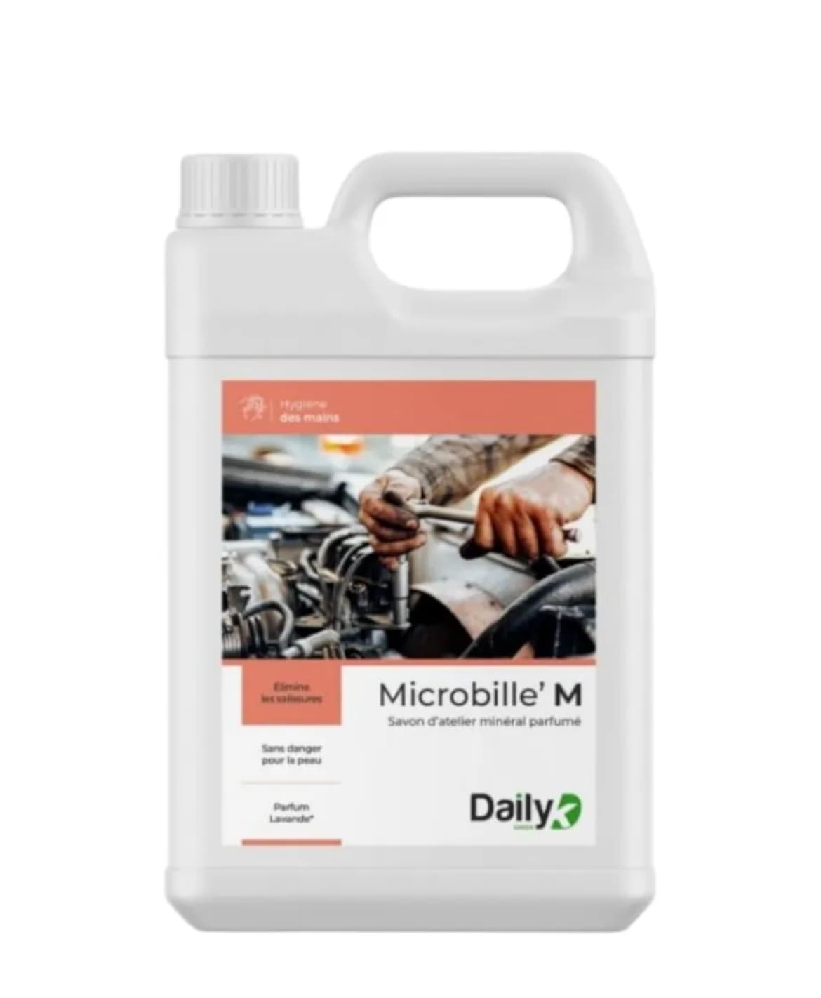 SAVON D’ATELIER MICROBILLE ́M À BASE MINÉRALE