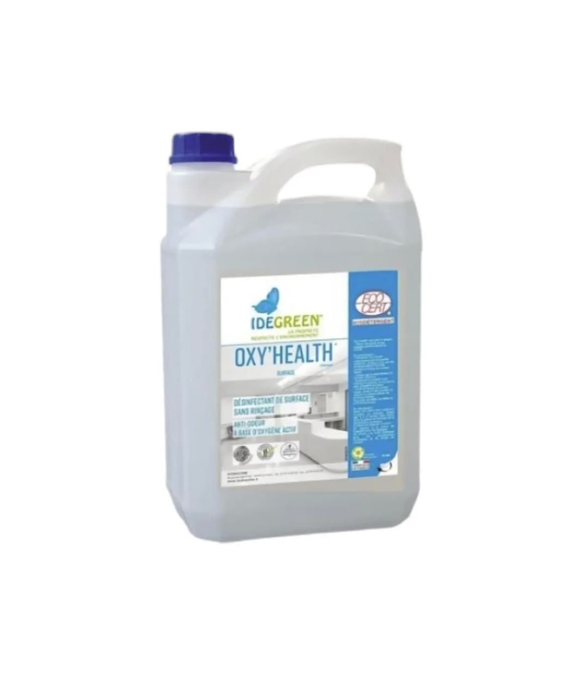 Désinfectant de surfaces ECOCERT - Bidon 5L OXY'HEALTH Déterquat